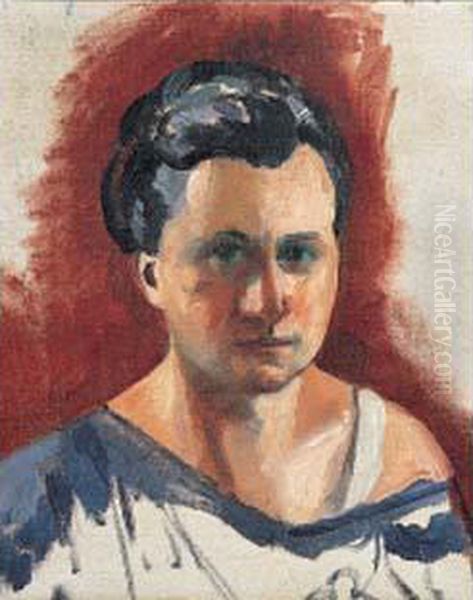 Madame Henri Manguin Oil Painting by Henri Charles Manguin