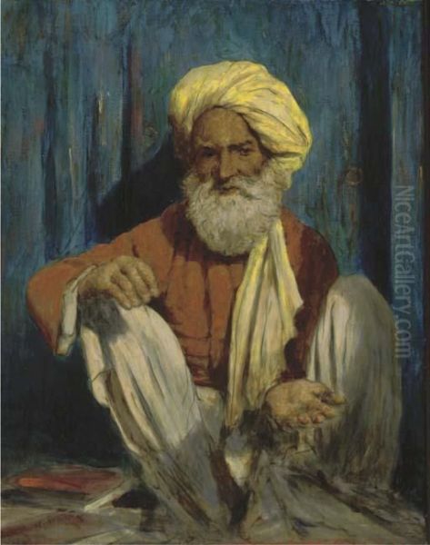 Peshwar, India Oil Painting by Mortimer Luddington Mempes