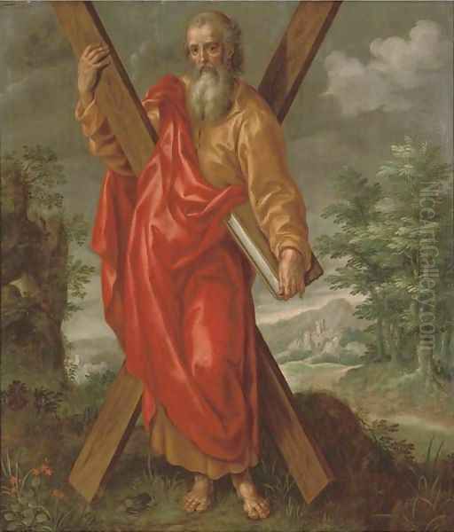 Saint Andrew Oil Painting by Maarten de Vos