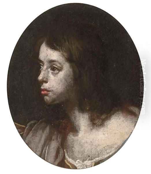 Portrait of a boy Oil Painting by Simon Vouet