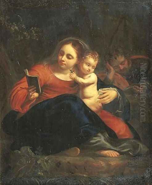 The Madonna and Child 3 Oil Painting by Simon Vouet