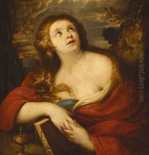 The penitent Magdalene Oil Painting by Simon Vouet