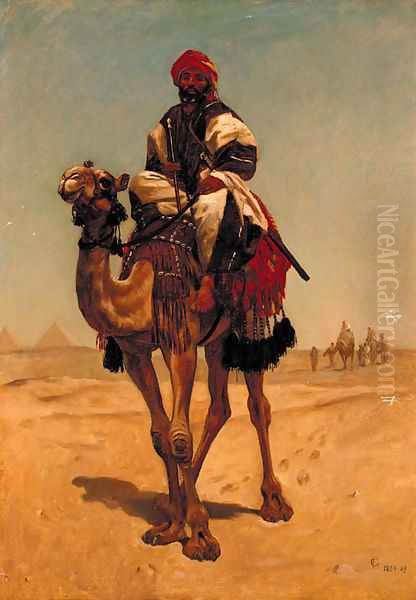 The Camel Rider Oil Painting by Horace Vernet