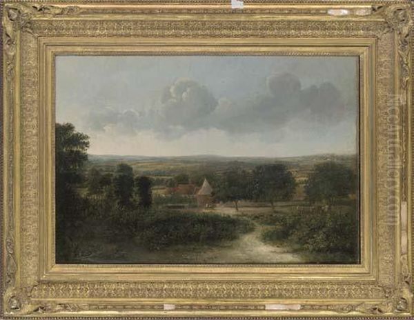 View In Middlesex Oil Painting by Patrick, Peter Nasmyth