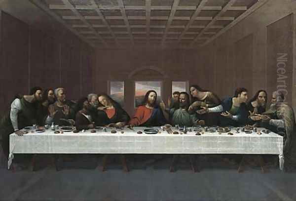 The Last Supper Oil Painting by Leonardo Da Vinci