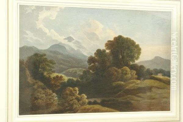 Snowdon Oil Painting by Nicholson, F.