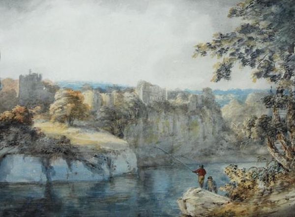 Chepstow Castle Oil Painting by Nicholson, F.