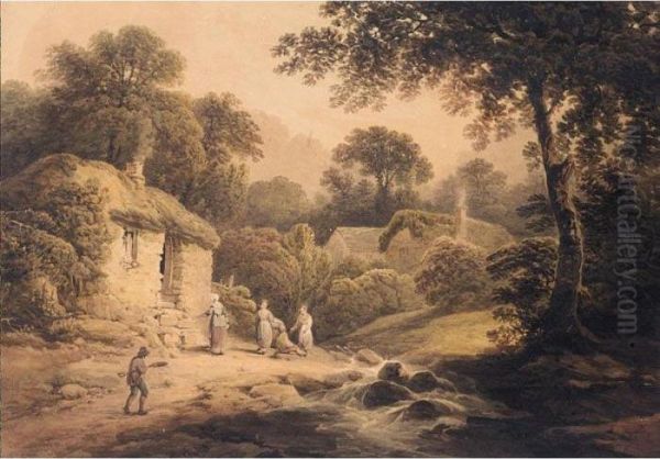 Culbone, Somerset Oil Painting by Nicholson, F.