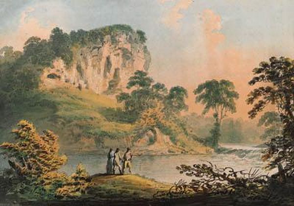 View Of Barnscliffe, 
Scarborough; And View Of Grimbald Crag,knaresborough, North Yorkshire Oil Painting by Nicholson, F.