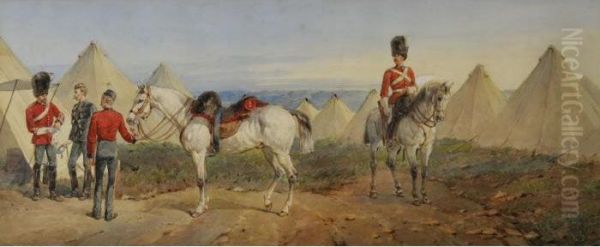 The 2nd Dragoons Oil Painting by Orlando Norie