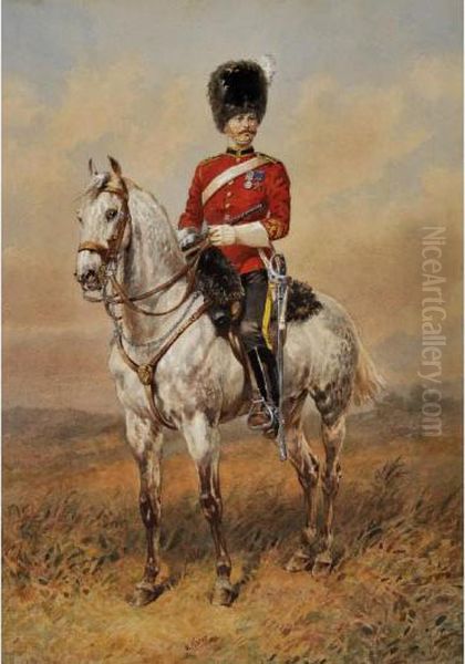 The 2nd Dragoons Oil Painting by Orlando Norie