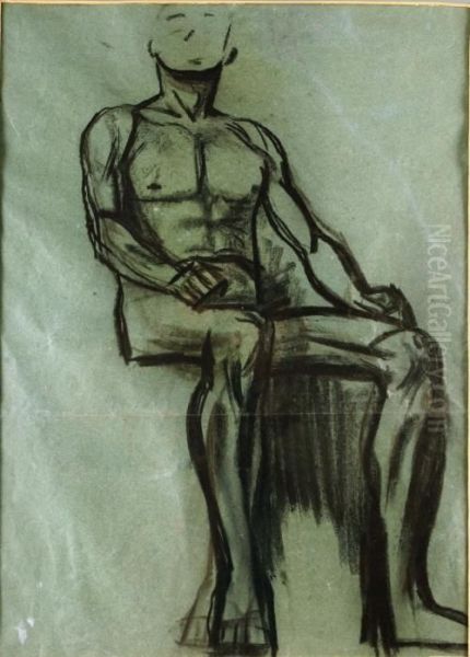 Hombre De Fuego Oil Painting by Jose Clemente Orozco