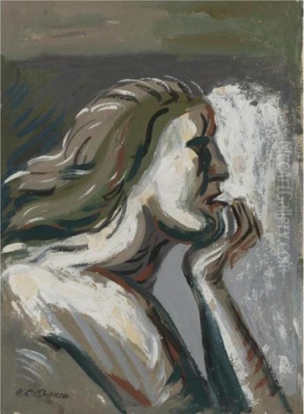 Retrato De Mujer by Jose Clemente Orozco