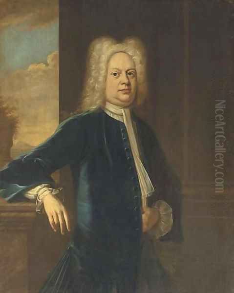 Portrait of Thomas Frederick Oil Painting by John Vanderbank