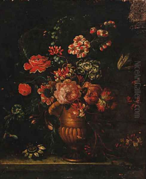 Roses Oil Painting by Gaspar-pieter The Younger Verbruggen