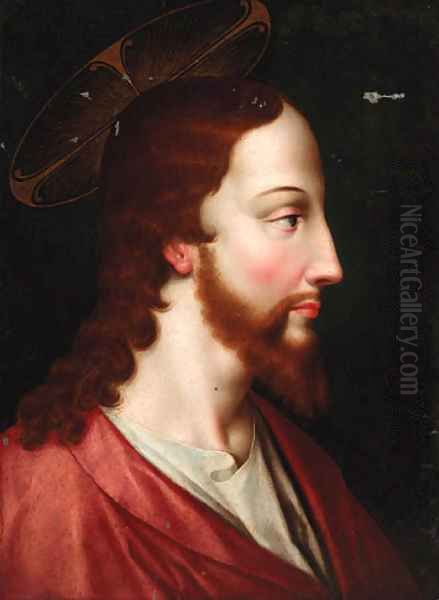 Christ Oil Painting by Marcello Venusti