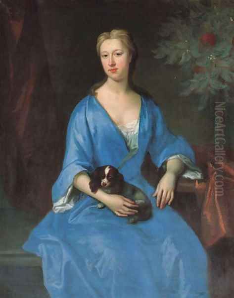 Portrait of a lady Oil Painting by Johannes or Jan Verelst