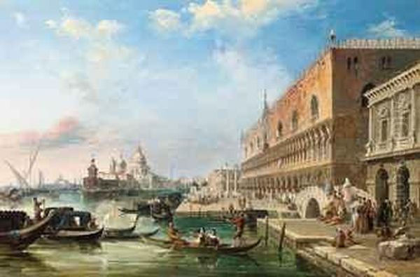 The Bacino, Venice Oil Painting by Edward Pritchett