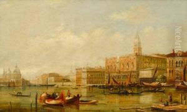 The Doge's Palace, Venice Oil Painting by Edward Pritchett