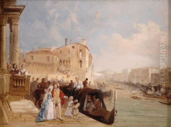 Venedig. Oil Painting by Edward Pritchett