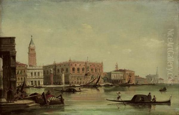 The Doge's Palace, Venice Oil Painting by Edward Pritchett