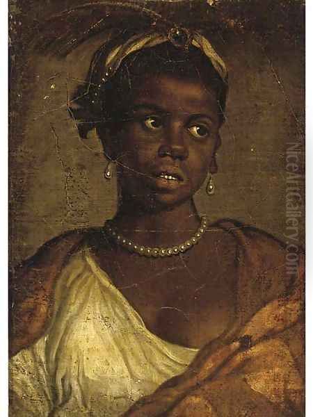 Portrait of a Moorish woman Oil Painting by Paolo Veronese (Caliari)