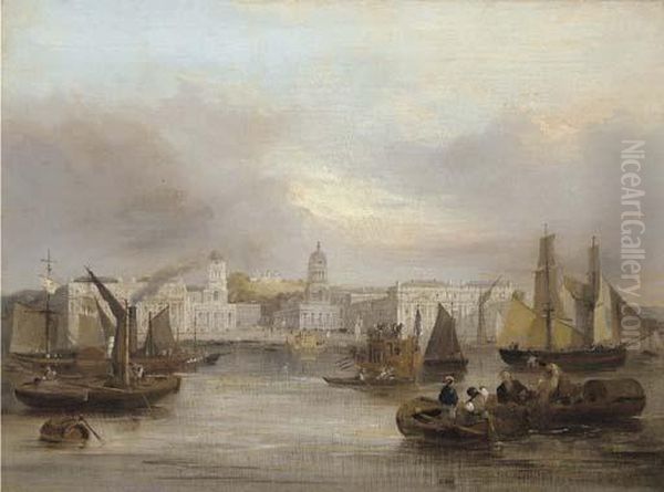 The Royal Naval Hospital Oil Painting by Edward Pritchett