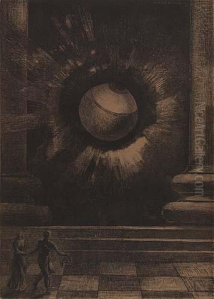 Vision Oil Painting by Odilon Redon