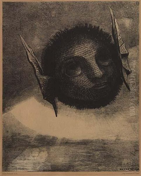 Gnome Oil Painting by Odilon Redon