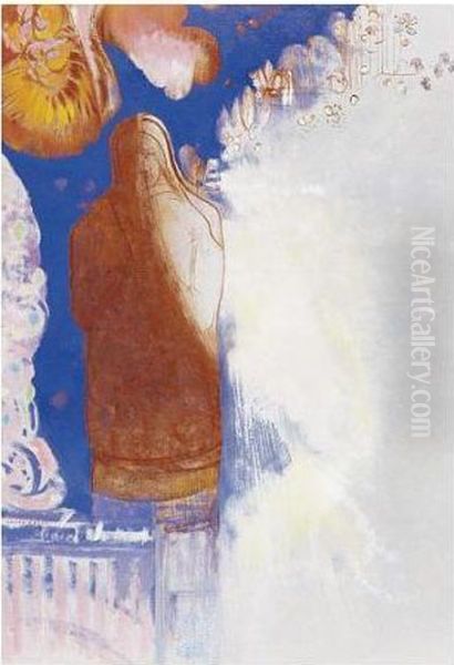 Le Saint Oil Painting by Odilon Redon