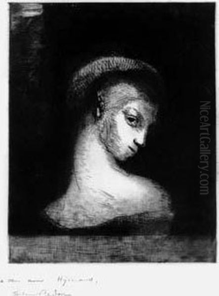 Perversite. 1891. Oil Painting by Odilon Redon