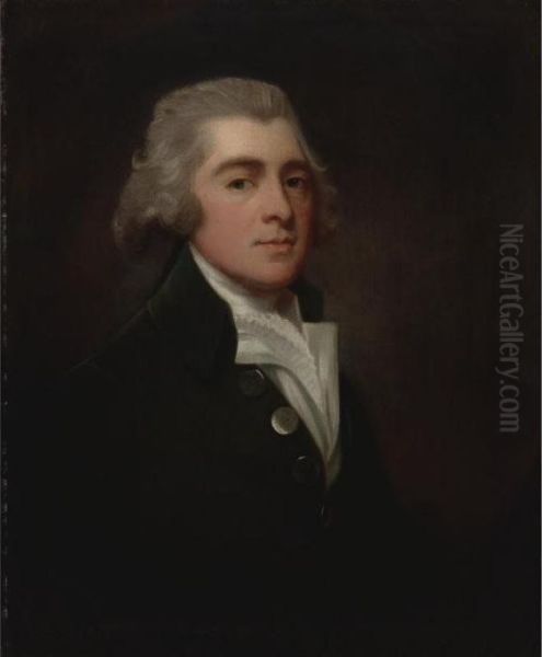 Portrait Of A Gentleman Oil Painting by George Romney