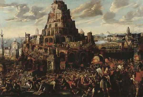 The Tower of Babel Oil Painting by Gillis van Valckenborch