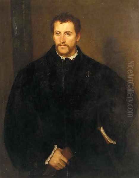 Portrait of a gentleman Oil Painting by Tiziano Vecellio (Titian)