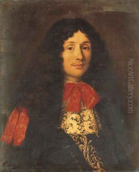 Portrait of a gentleman Oil Painting by Jakob Ferdinand Voet