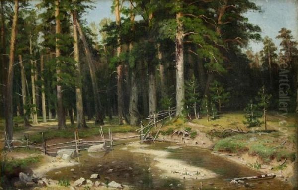 Kiefern-mastenwald In Der Provinz Viatka Oil Painting by Ivan Shishkin