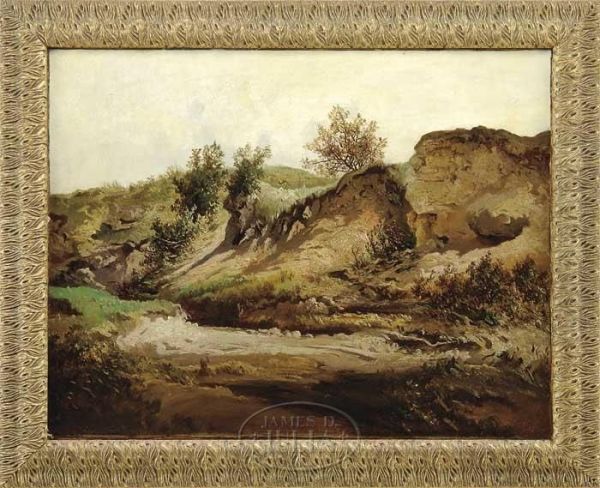 The Dry Riverbank Oil Painting by Ivan Shishkin