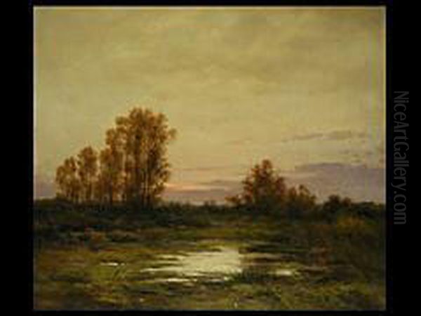 Im Mondschein Oil Painting by Ivan Shishkin