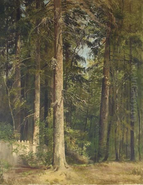 At The Edge Of The Forest Oil Painting by Ivan Shishkin