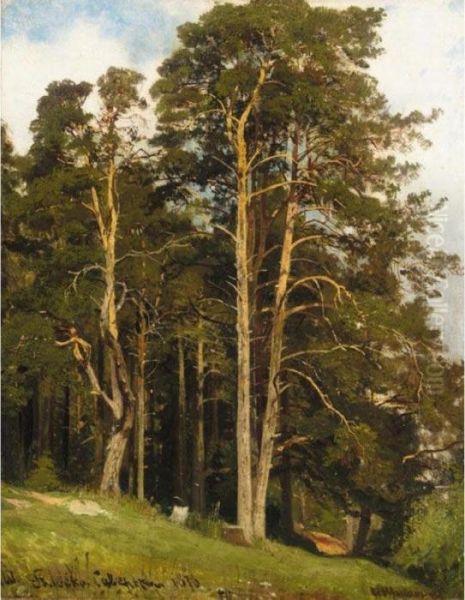 The Edge Of The Wood Oil Painting by Ivan Shishkin