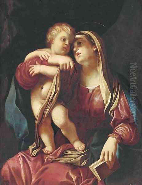 The Madonna and Child Oil Painting by Giovanni Maria Viani