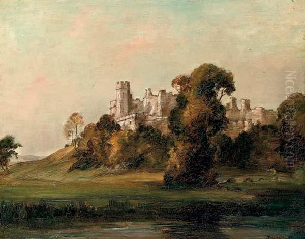 Haddon Hall Oil Painting by James Herbert Snell