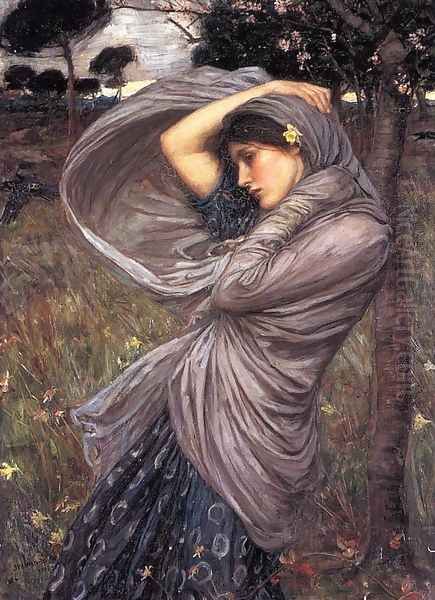 Boreas 1903 Oil Painting by John William Waterhouse