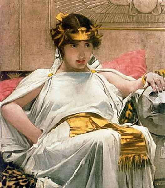 Cleopatra 651888 Oil Painting by John William Waterhouse