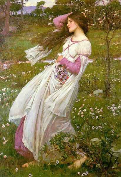 Windflowers 1903 by John William Waterhouse