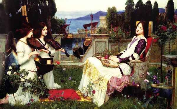 Saint Cecilia Oil Painting by John William Waterhouse