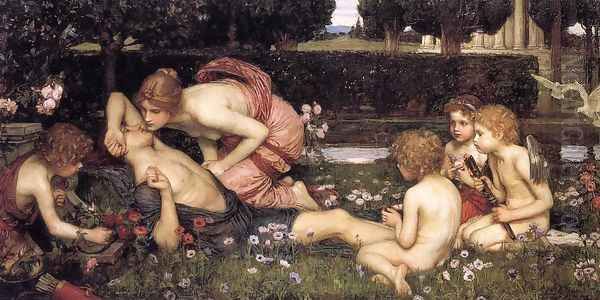 The Awakening of Adonis 1900 Oil Painting by John William Waterhouse