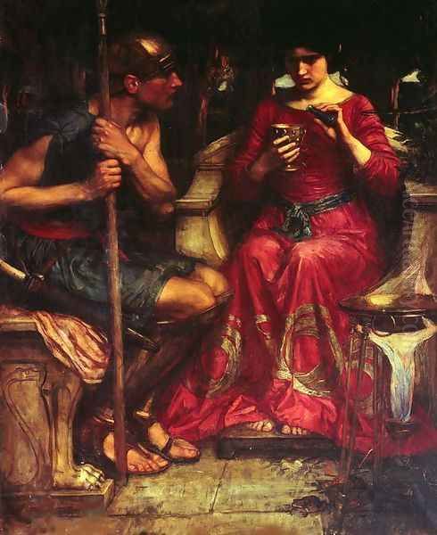 Jason and Medea (1907 Oil Painting by John William Waterhouse