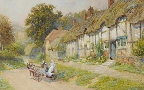 Going To Town Oil Painting by Arthur Claude Strachan