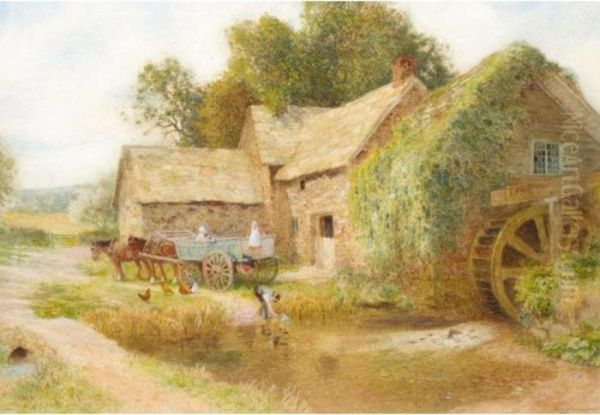 The Mill Oil Painting by Arthur Claude Strachan